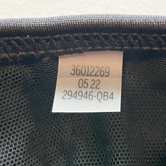 NWOT Victoria's Secret Swimsuit M One Piece Black Halter Ruched B1341 - Picture 4 of 8